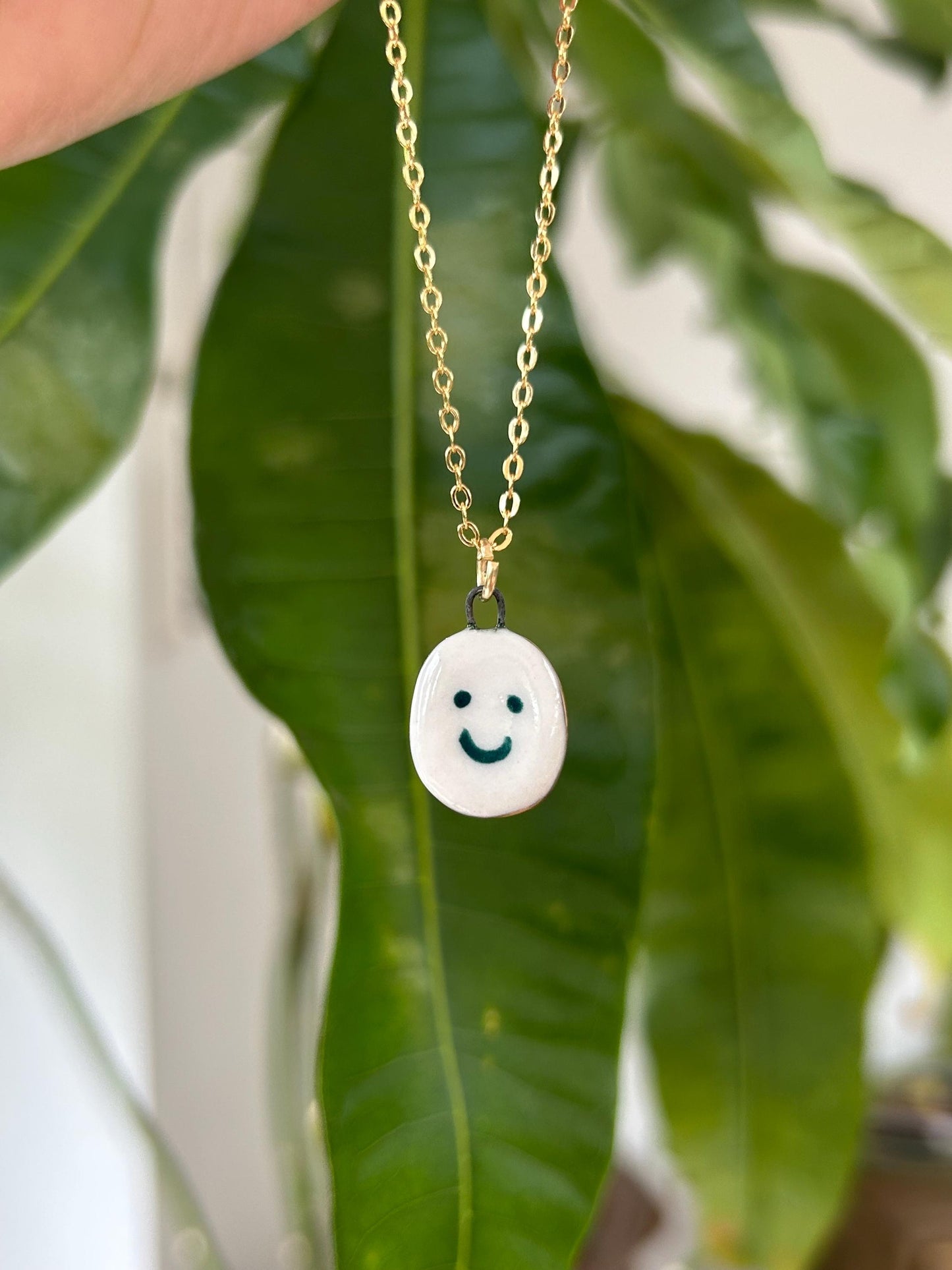 Hand-Sculpted Porcelain Beetle Pendant: 24k Gold Lustre Ceramic Necklace Charm